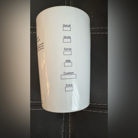 Vintage Starbucks Barista White Ceramic Jar 2000 kitchen decor - Picture 5 of 6